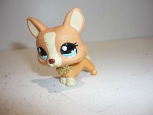LITTLEST PET SHOP-BROWN SHIMMER CORGI