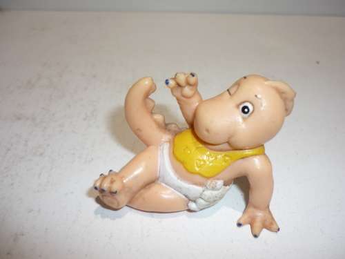 MAGIC DIAPER BABY PET-BABY DINO, YELLOW BIB