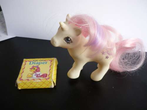 MY LITTLE  BABY PONY-G1-MOONDANCER WITH ACCESSORY