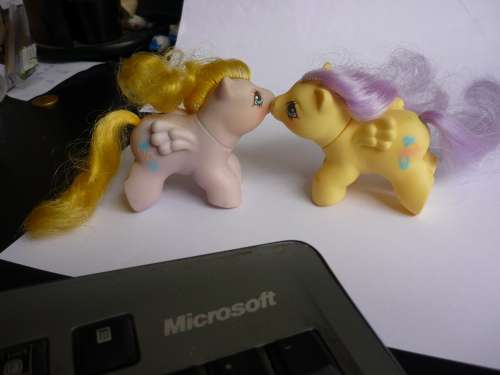 GI MY LITTLE BABY PONIES-SPECKLES AND BUNKIE