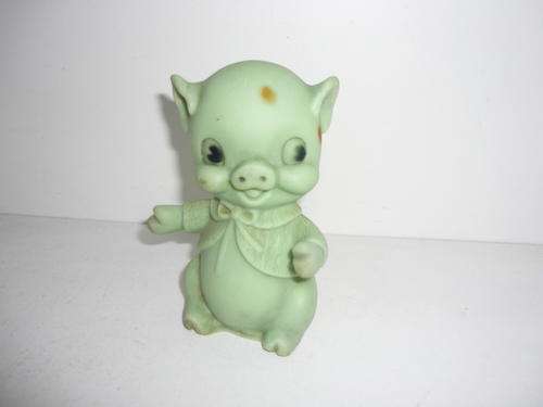 VINTAGE RUBBER PORKY PIG-11CM TALL