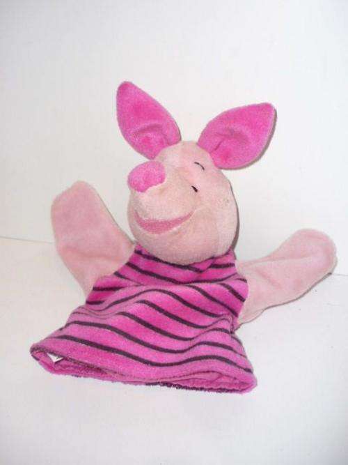 PIGLET-HAND PUPPET-MADE FOR WOOLWORTHS