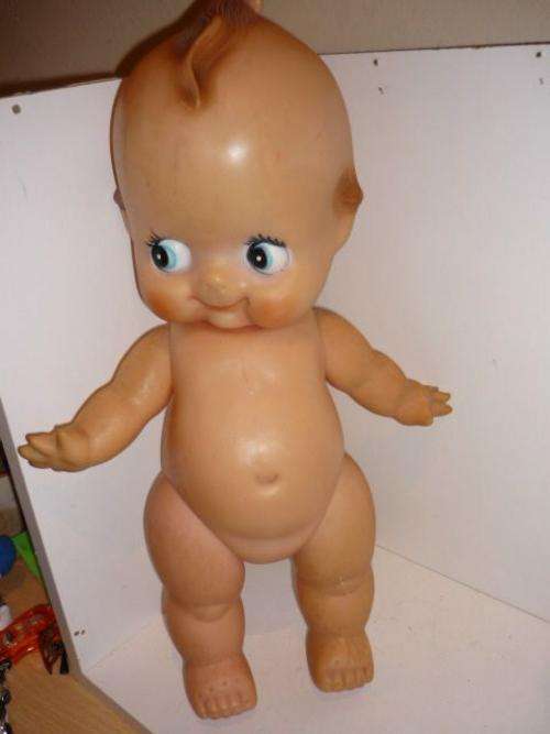 LARGE kEWPIE DOLL-RUBBER-WITH WINGS-45CMS TALL