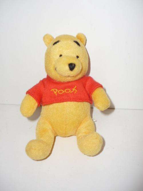 POOH BEAR-PLUSH-14CM TALL-MADE FOR WOOLWORTHS