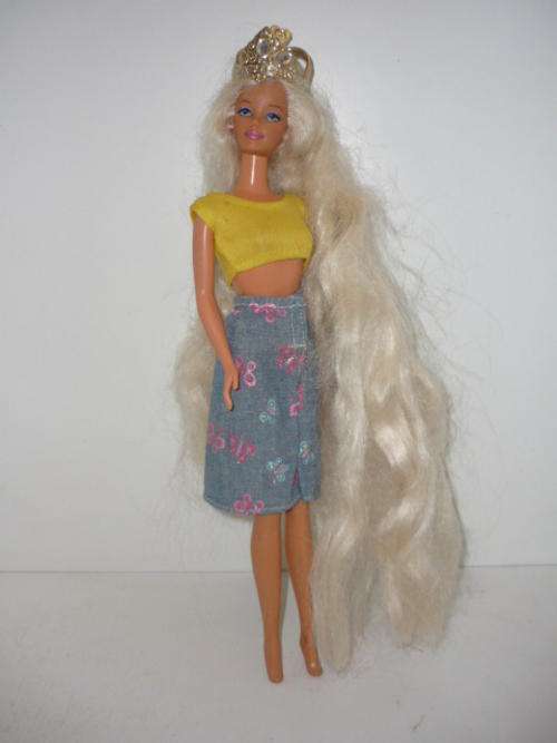 BARBIE DOLL-MATTEL-FLOORLENGTH HAIR-29CM TALL