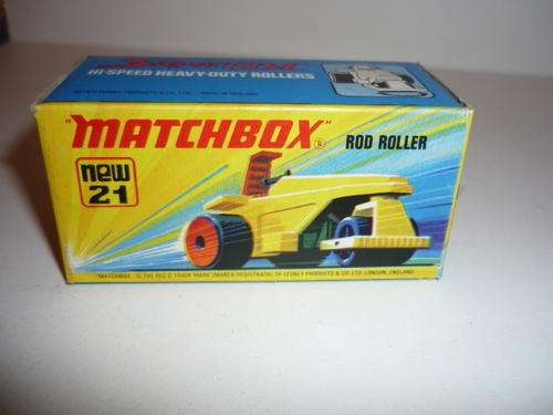 VINTAGE MATCHBOX 21-MOD ROLLER-SUPERFAST-1972-BOXED