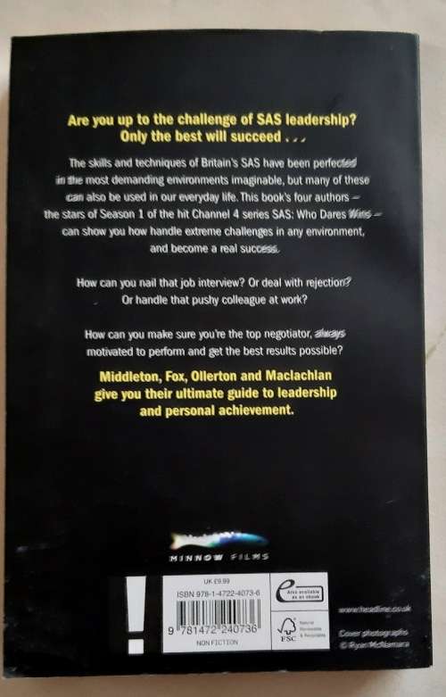 SAS- WHO DARES WINS - Leadership Secrets from the Special Forces