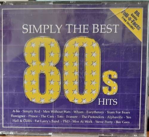 DOUBLE CD: SIMPLY THE BEST 80s HITS - 37 tracks on 2 discs