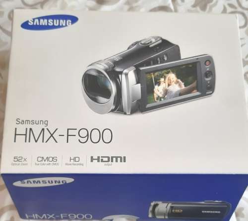 SAMSUNG HMX-F900 CAMCORDER- Hardly used- See notes