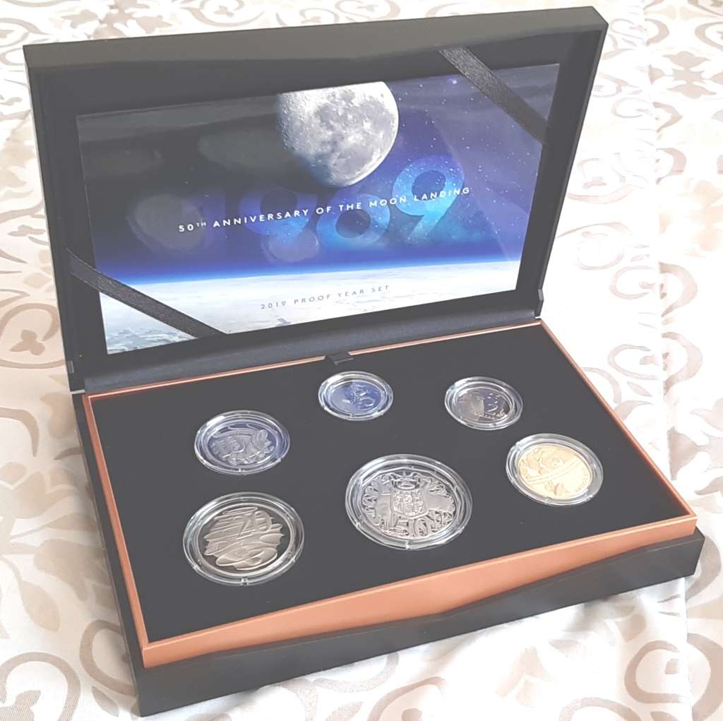 50th ANNIVERSARY OF THE MOON LANDING-2019 PROOF SET