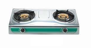 AFROX 2 PLATE GAS STOVE - STAINLESS STEEL