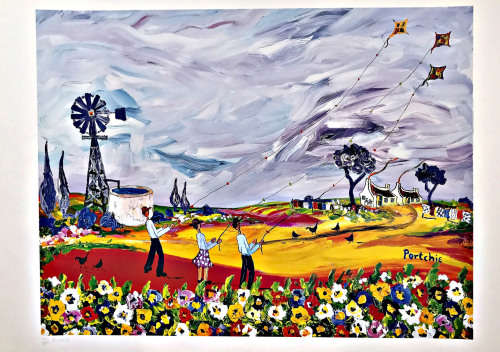 Portchie print LE-4 Limit Edition 186/500. Print S-01, Print S-05