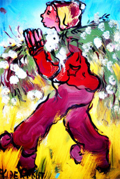 Frans Claerhout Offset techniques print  claerhout.offset_6, 33-48 cm paper