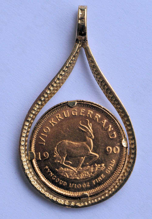 1990 Gold 1/10 oz Gold Krugerrand