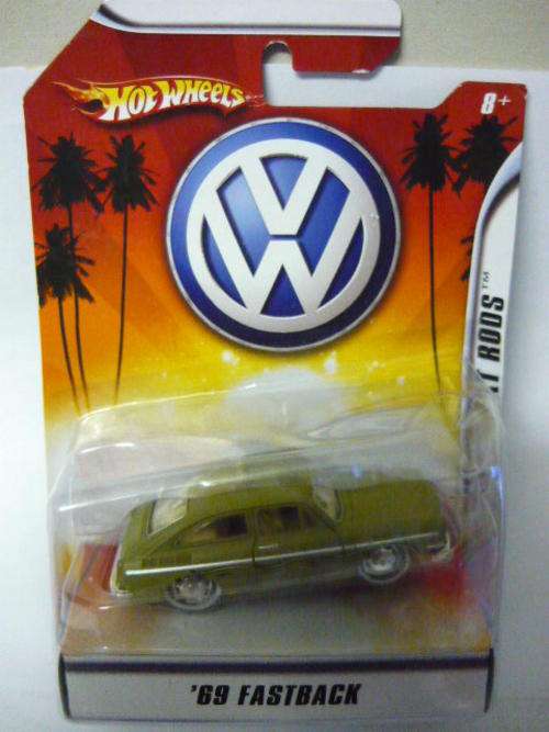 VW Fastback 1969 , Hotwheels , 1/55 scale , mint in box