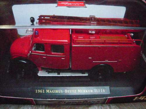 Magirus Deutz Merkur TLF16 Fire Engine 1961 , Signature , 1/43 Scale , Mint in Box