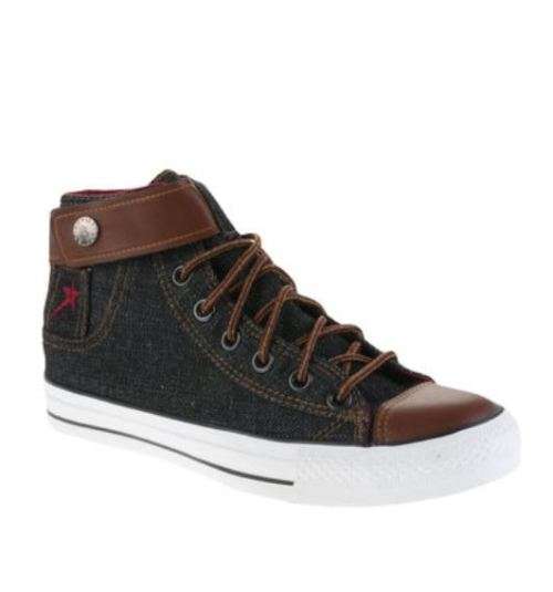 Soviet Derby Denim Black Sneakers