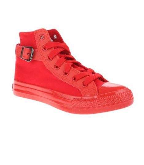 Soviet Hannah Red High Top Sneaker