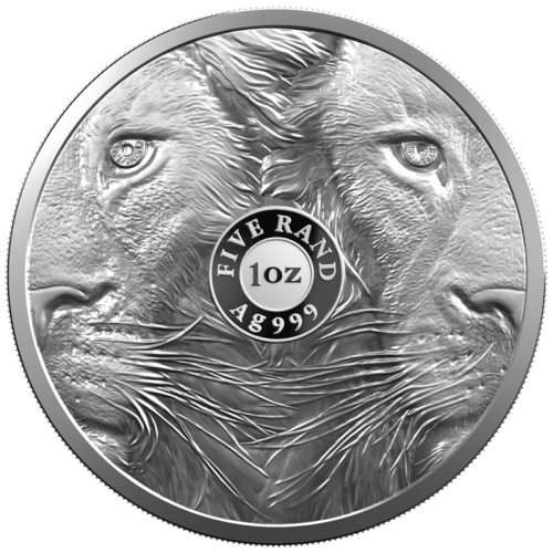 *MINT-MARKED KRUGERRAND** Two coin silver Proof Krugerrand and Big 5 Lion Set
