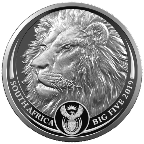 *MINT-MARKED KRUGERRAND** Two coin silver Proof Krugerrand and Big 5 Lion Set