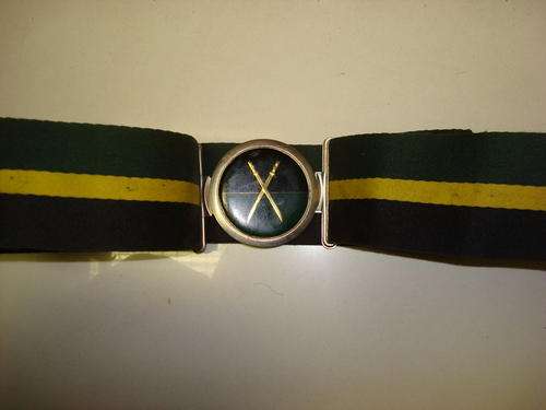 INFANTRY BELT WITH BUCKLE