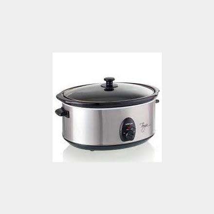 ***MAD DEALS***MELLERWARE - STAINLESS STEEL SLOW COOKER 6,5LT 320W**NEW IN BOX**SOLD AS USED***
