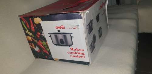 ***MAD DEALS***MELLERWARE - STAINLESS STEEL SLOW COOKER 6,5LT 320W**NEW IN BOX**SOLD AS USED***