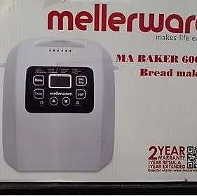 ***MAD DEALS***MELLERWARE MA BAKER BREAD MAKER***RETAIL DEMO ITEM***IN BOX***USED***