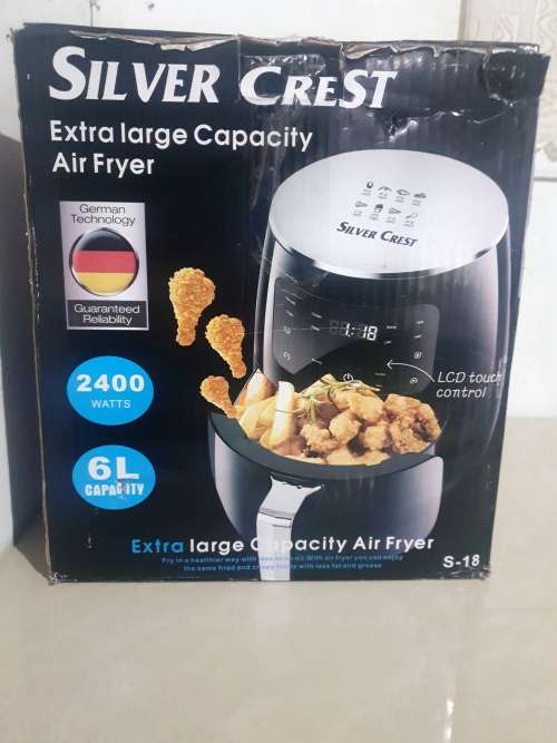 ***MAD DEALS***SILVER CREST DIGITAL XL DIGITAL AIRFRYER 6LT***NEW***IN BOX***SOLD AS USED***