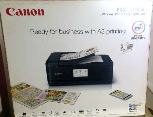 ***MAD DEALS**CANON PIXMA TS9540S A3 3-IN-1 WIFI INKJET PRINTER**AS NEW***IN BOX*RETAIL DEMO ITEM***