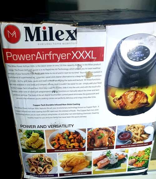 ***MILEX POWER AIRFRYER XXXL***IN BOX**RETAIL DEMO ITEM***