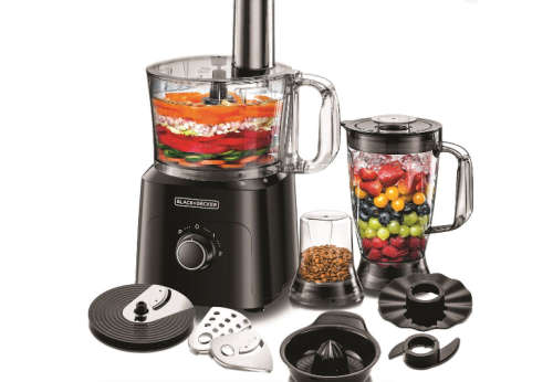 ***BLACK+DECKER - 750W - 5-IN-1  34 FUNCTION FOOD PROCESSOR, BLACK***RETAIL DEMO ITEM***