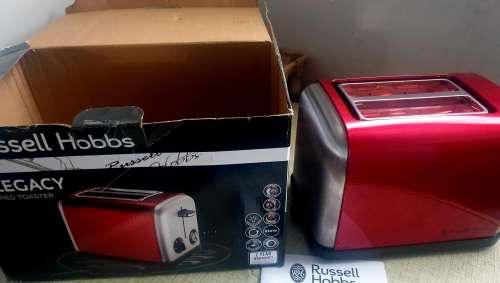 ***RUSSEL HOBBS 2-SLICE TOASTER LEGACY GEN 2 -RED***950W***RET DEMO ITEM**AS NEW**NEVER USED***