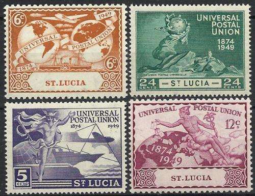 St. Lucia 1949 - UPU stel / set (4) - Perfect MNH - Posvars - UNIVERSAL POSTAL UNION ! MNH !