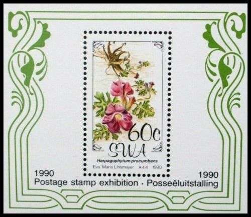 Suid-Wes-Afrika / S.W.A. 1990 - BLOMME / FLOWERS Foundation Min.Sheet MNH - Posvars - Postfris !