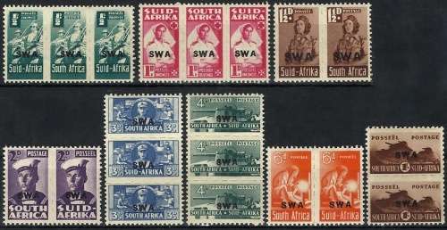 Suid-Wes-Afrika / S.W.A. 1943 - 1944 OORLOG INSPANNING / WAR EFFORT (8) MNH - Posvars - Postfris