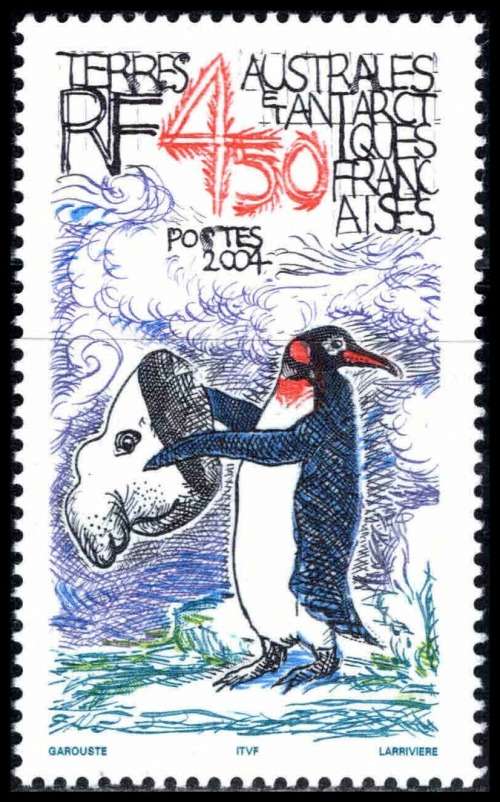 TAAF / FSAT (French Antarctic Territory) 2004 - PIKKEWYNE / PENGUINS (1) - MNH - Posvars - Fauna !!!