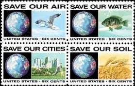U.S.A. 1970 - SAVE OUR PLANET set (4)  MNH - Posvars - Postfris ! UNITED STATES of AMERICA
