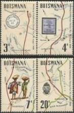 Botswana (Bechuanaland) 1972 -  POS(T)LOPER / POST RUNNER set (4) MNH - Posvars - Postfris !