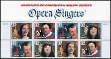 U.S.A. 1997 - OPERA SINGERS set (8) MNH - Posvars - Postfris ! MUSIC !!!