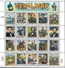 U.S.A. 1995 - BURGER OORLOG / CIVIL WAR - Full Sheet - MNH - Posvars - Postfris !!!
