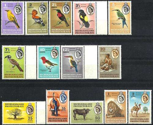 Bechuanaland 1961 - VASTE REEKS / DEFINITIVES complete (14) MNH - Posvars - Postfris - BIRDS !!!