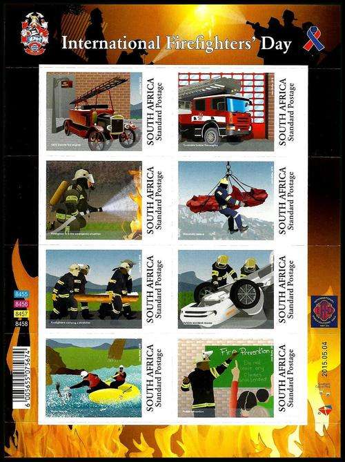 Suid-Afrika / South Africa 2015 - BRANDBESTRYDERS / FIREFIGHTERS  Min.Sheet MNH - Posvars - Postfris