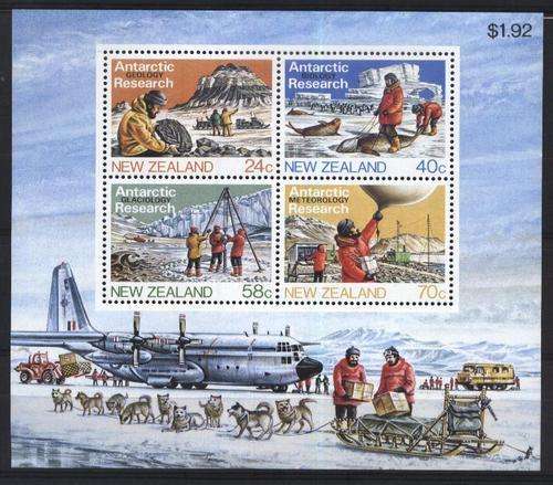 Nieu Seeland / Nieuw Zeeland  - Antarctic Min.sheet SG 1331 U/M !!! Posvars !!!