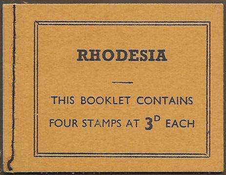 Rhodesie / Rhodesia 1967 - SEELBOEKIE / STAMP BOOKLET 1/s. (Complete / Kompleet) !!!