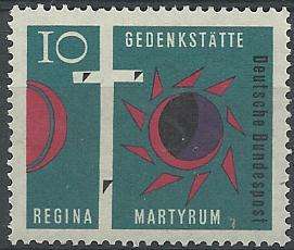 Duitsland (Germany) 1963 - Regina Martyrum Bonn issue (1) U/M ! Posvars ! Religion !
