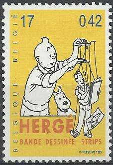 Belgie (Belgium) 1999 - KUIFJE / TINTIN stamp issue - Complete ! (Cartoons) U/M ! Posvars ! Comics
