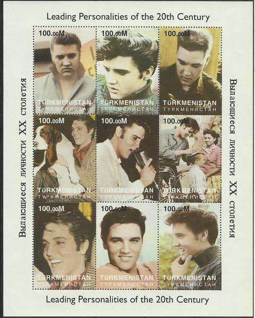Turkmenistan 2000 - ELVIS PRESLEY Min.Sheet MNH - Posvars - Postfris - Music - Rock & Roll !