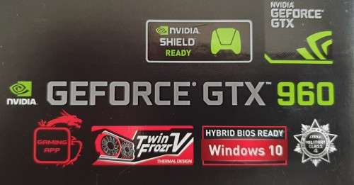 MSI Nvidia GeForce GTX 960 Gaming 4G (4GB) Graphics Card (Free Shipping)