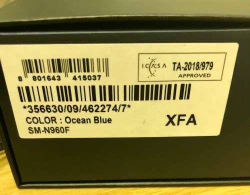 Samsung Galaxy Note 9 128GB Ocean Blue